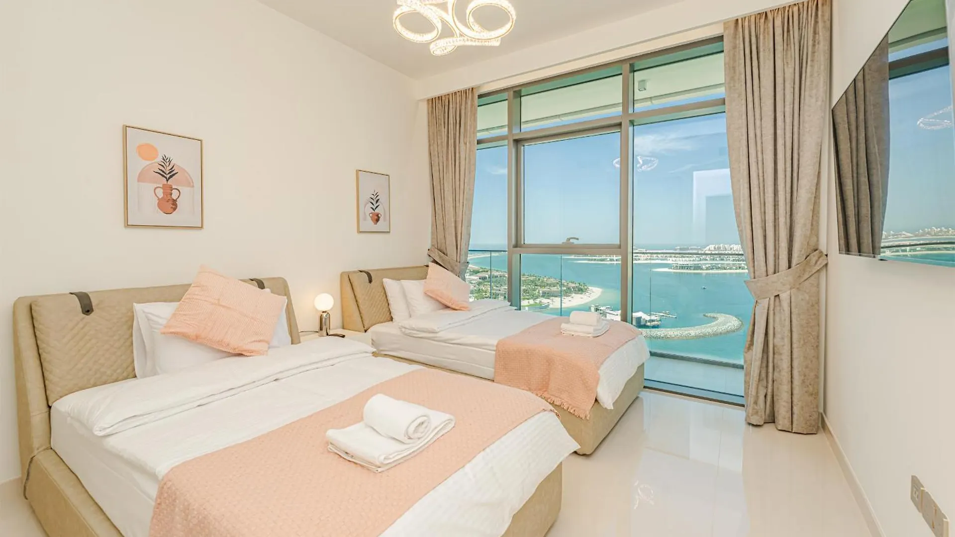 شقة Breathtaking 2 Br- Palm & Sea View دبي